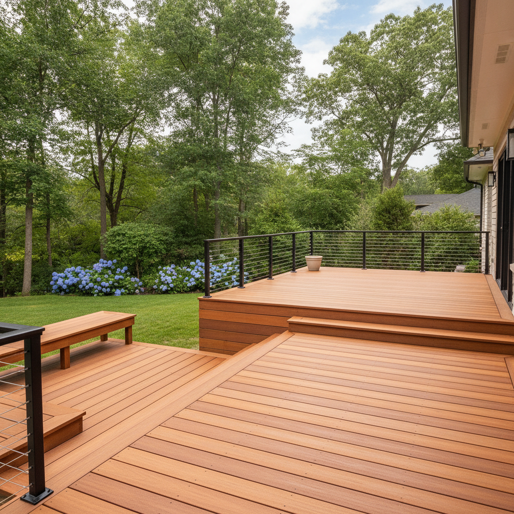 new house deck- no people